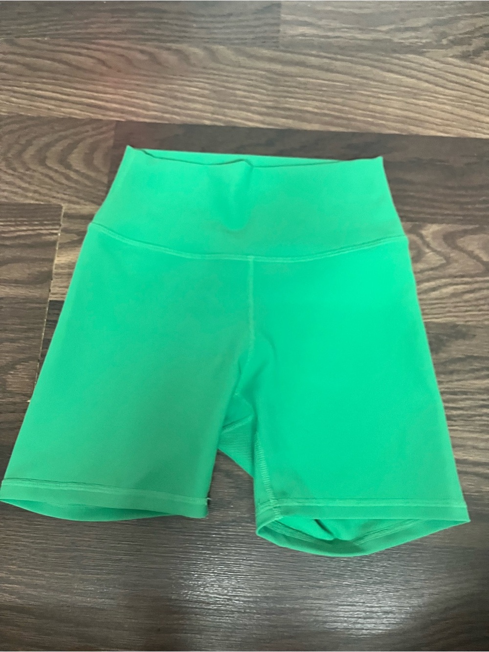 High-Rise Emerald Green Bike Shorts